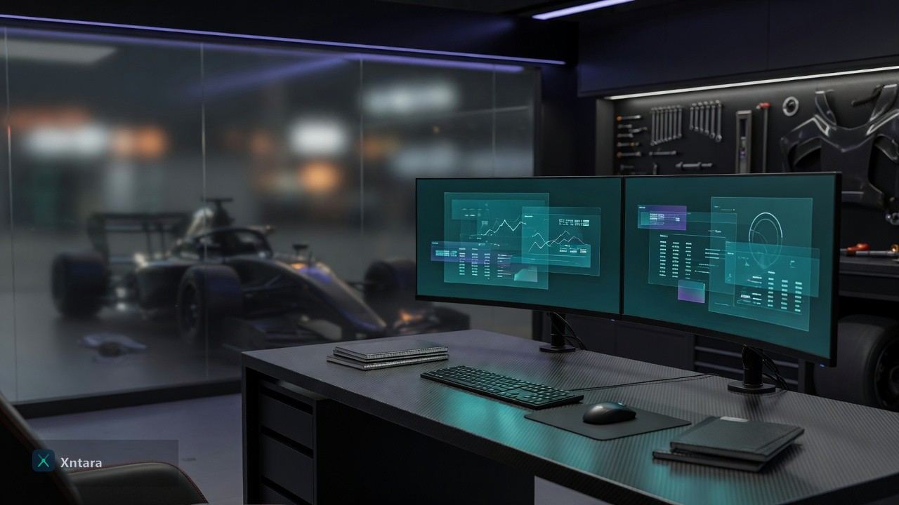 Race garage workstation