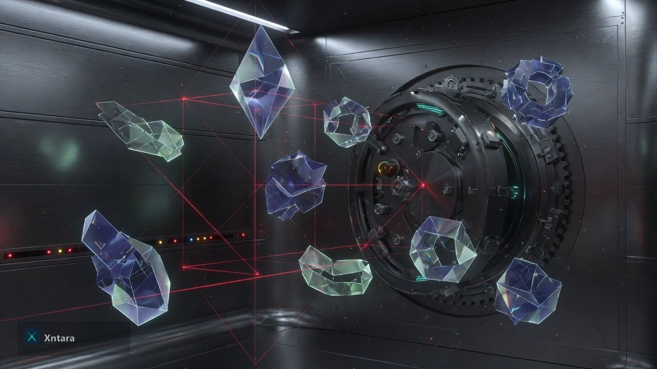 Xntara crypto markets visual with brand mark